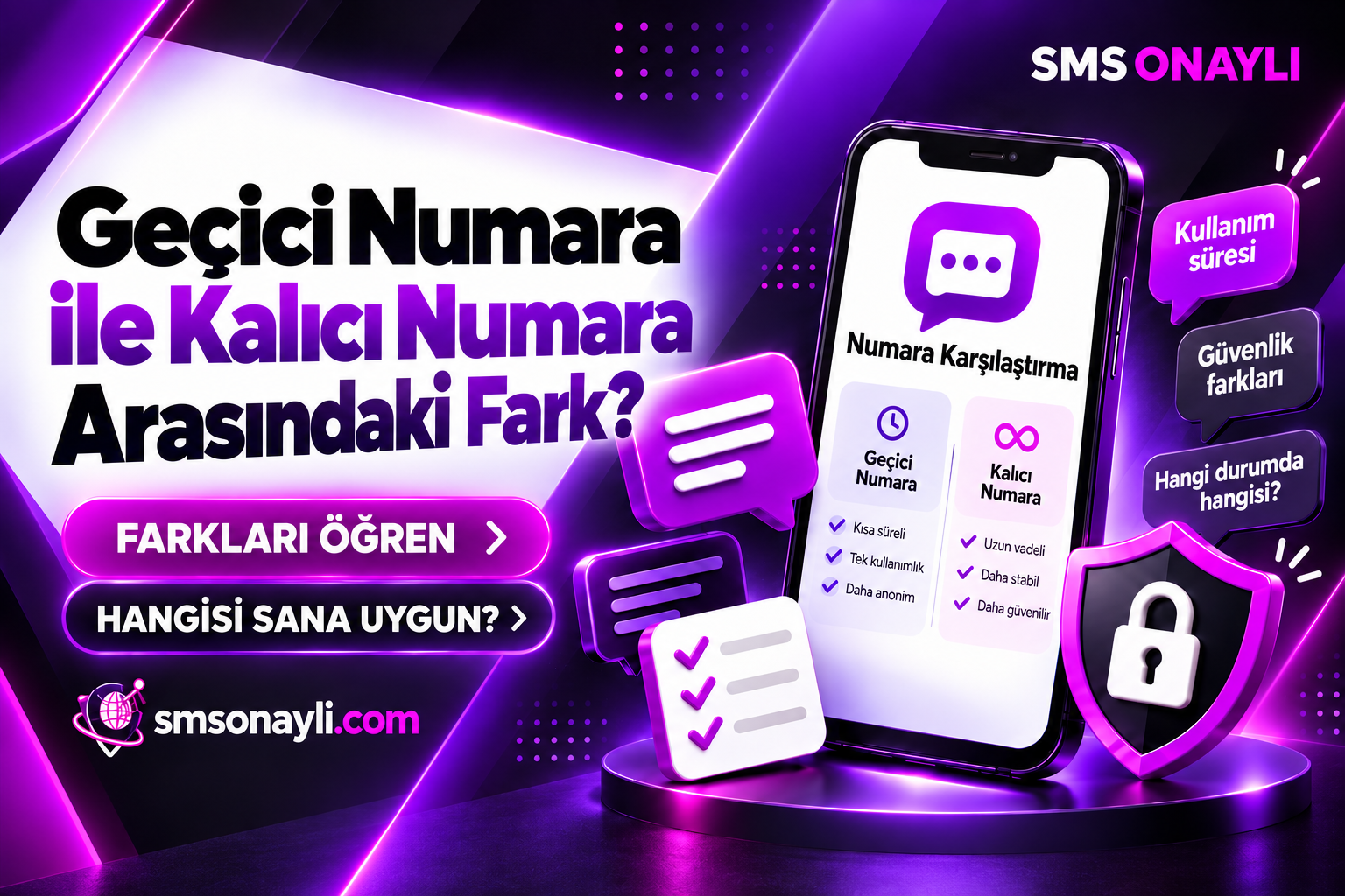 Geçici Numara ile Kalıcı Numara Arasındaki Fark Nedir?
